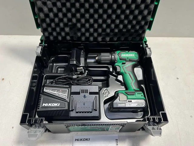 Hikoki - ds18dd - hikoki accuboormachine set inclusief accu's en lader - afbeelding 2 van  2