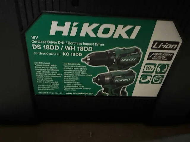 Hikoki - kc18ddwdz 18v li-ion accu combiset (2x 3,0ah) in hsc (4x) - afbeelding 4 van  9