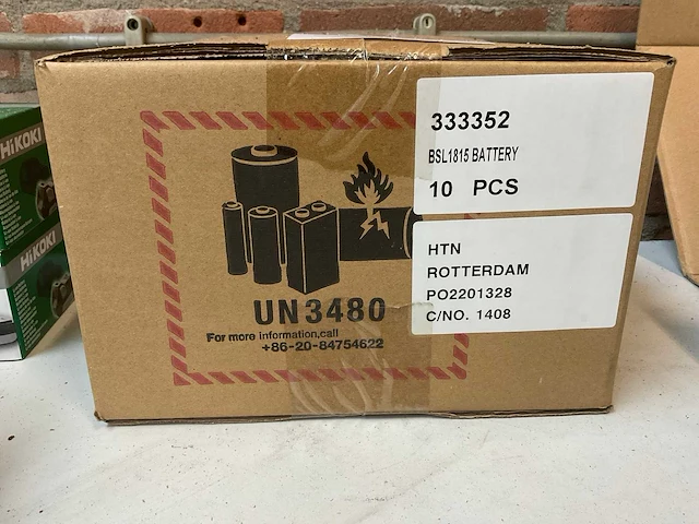 Hikoki bsl 1815 accu (10x) - afbeelding 1 van  2