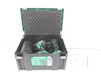 Hikoki combo-kit accuboormachine + slagmoersleutel kc18de-2 + 2x accu's bsl36a18 - afbeelding 2 van  2