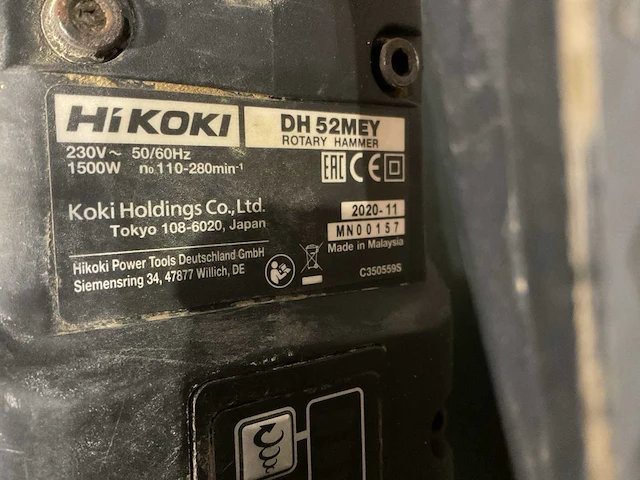 Hikoki dh 52 mey boormachine - afbeelding 4 van  5