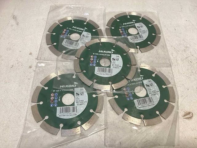 Hikoki diamantslijpschijven - 125mm (5x) - afbeelding 1 van  1