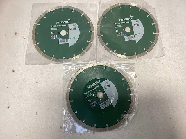 Hikoki diamantslijpschijven - 230mm (3x) - afbeelding 1 van  2