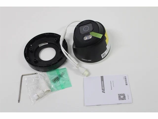 Hikvision ds-2cd2347g2-lu 2.8mm 4mp colorvu turret ip camera zwart - afbeelding 3 van  3