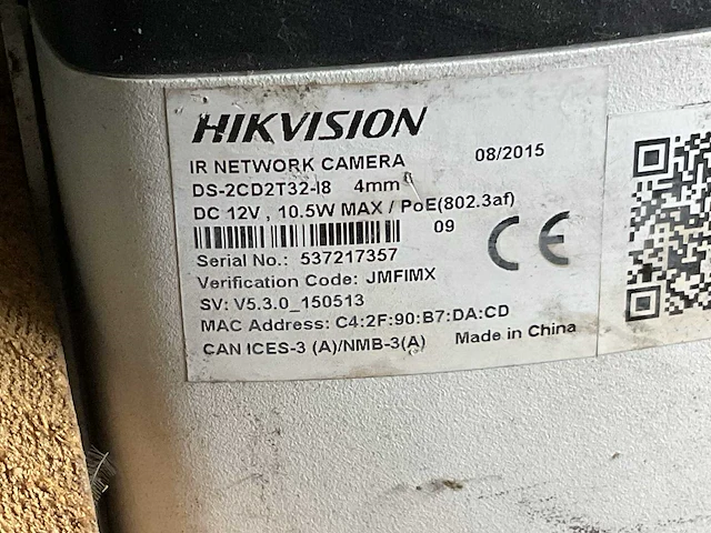 Hikvision ds-2cd2t32-l8 beveiligingscamera - afbeelding 2 van  2