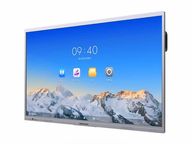 Hikvision ds-d5c75rb/a interactief 4k display 75" - afbeelding 1 van  6