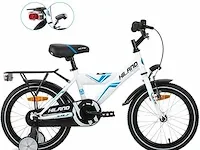 Hiland kinderfiets 18" zwart/wit - afbeelding 2 van  5