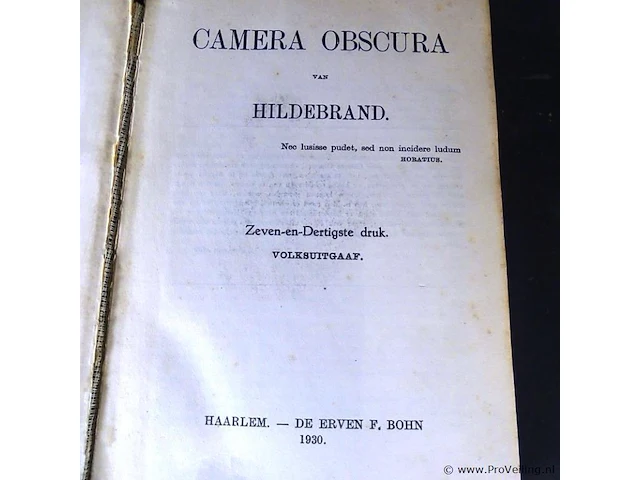 Hildebrand. camera obscura - afbeelding 3 van  5