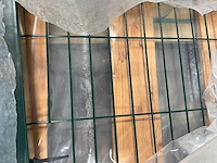 Hillfence - eco-line - enkele poort metaal 100x100 cm groen (3x) - afbeelding 11 van  12