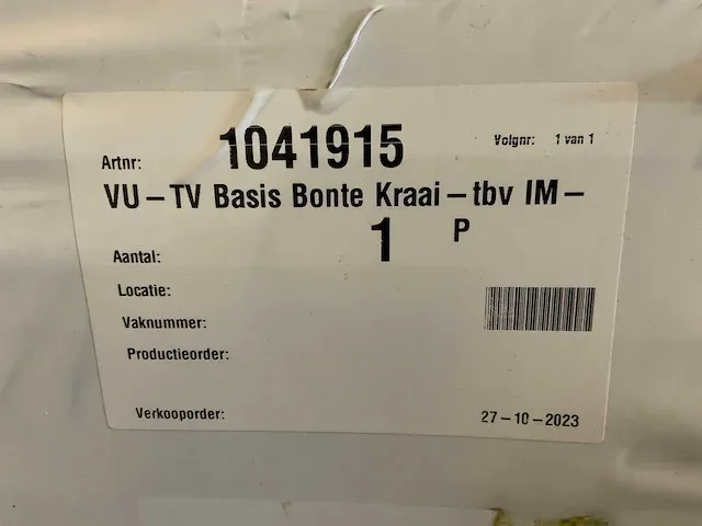 Hillhout - bonte kraai - tuinhuis met luifel 600x250x260 cm - afbeelding 5 van  6