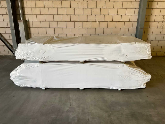 Hillhout - bonte kraai - tuinhuis met luifel 800x250x260 cm - afbeelding 3 van  6