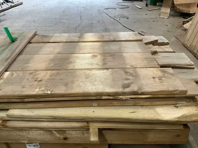 Hillhout - speelhuisje 190x180x150 cm - afbeelding 6 van  6