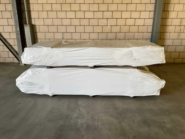Hillhout - zwaluw - tuinhuis met luifel 700x300x260 cm - afbeelding 3 van  6
