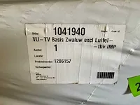 Hillhout - zwaluw - tuinhuis met luifel 700x300x260 cm - afbeelding 5 van  6
