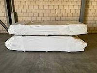 Hillhout - zwaluw - tuinhuis met luifel 700x300x260 cm - afbeelding 3 van  6