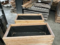 Hillhout bloembak geïmpregneerd vuren (2x) - afbeelding 4 van  5