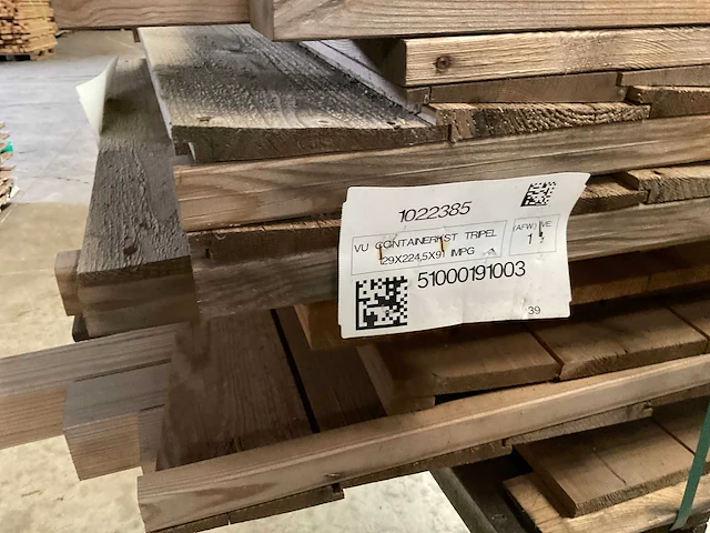 Hillhout containerkast tripel geïmpregneerd vuren - afbeelding 8 van  8
