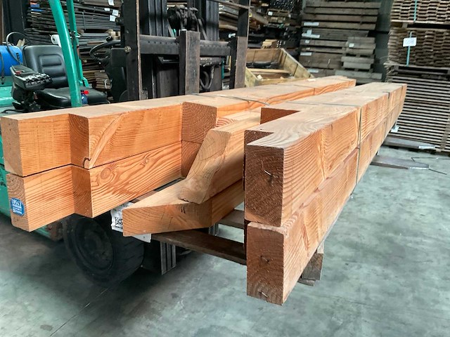 Hillhout douglas schaduwpergola 345x324x240 cm - afbeelding 3 van  9