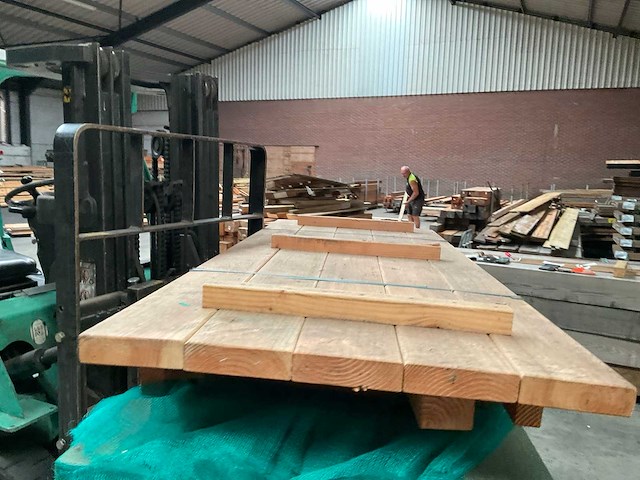 Hillhout douglas tafel 200x80x80 cm - afbeelding 5 van  7