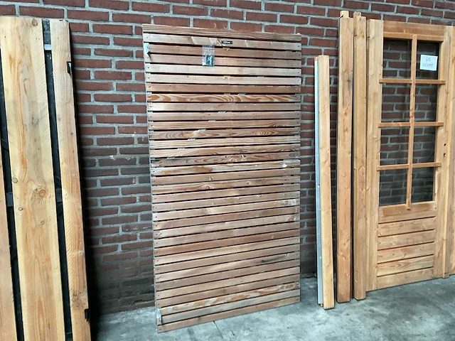 Hillhout douglas tuinpoort 100x180 cm - afbeelding 3 van  4