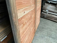 Hillhout dubbele tuinpoort douglas - afbeelding 4 van  4