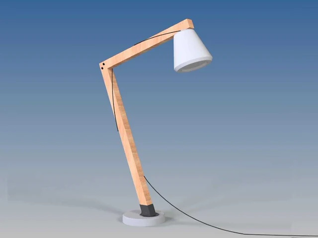 Hillhout flora buitenlamp 200cm e27 (2x) - afbeelding 1 van  5