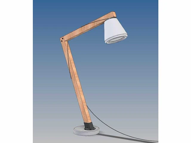 Hillhout flora buitenlamp 200cm e27 (2x) - afbeelding 2 van  5