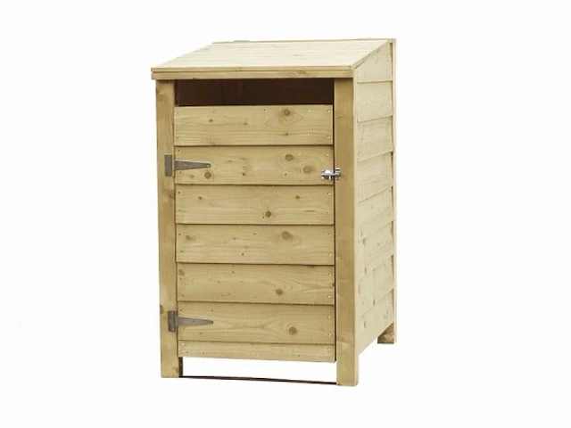 Hillhout geïmpregneerd vuren containerkast 79x89x129 cm - afbeelding 1 van  6