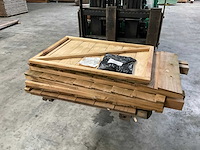 Hillhout geïmpregneerd vuren containerkast 79x89x129 cm - afbeelding 2 van  6