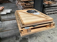 Hillhout geïmpregneerd vuren containerkast 79x89x129 cm - afbeelding 4 van  6