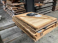 Hillhout geïmpregneerd vuren containerkast 79x89x129 cm - afbeelding 5 van  6