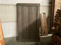 Hillhout hardhouten tuinpoort 180x90 cm - afbeelding 3 van  4