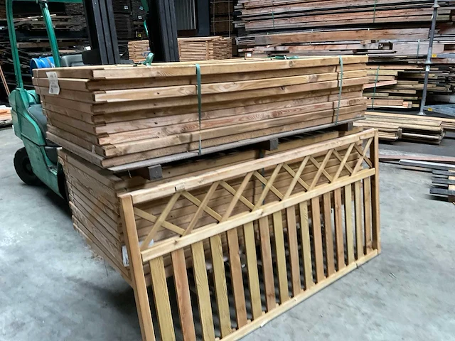 Hillhout houten tuinhek 180x90 (4x) - afbeelding 6 van  6