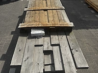 Hillhout overkapping bouwpakket, zonder wanden hillhout - afbeelding 1 van  3