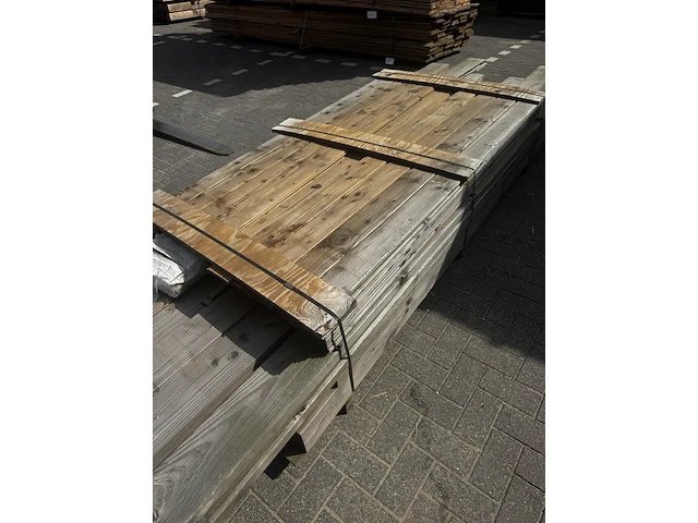 Hillhout overkapping bouwpakket, zonder wanden hillhout - afbeelding 3 van  3