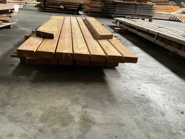 Hillhout picknick tafel familie tuinmeubel toebehore - afbeelding 5 van  6