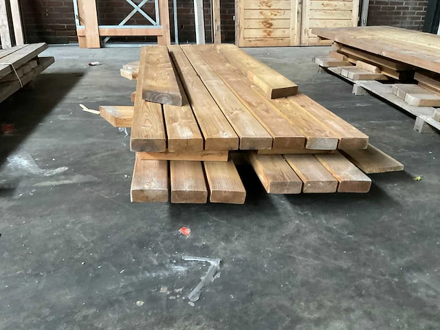 Hillhout picknick tafel familie tuinmeubel toebehore - afbeelding 6 van  6