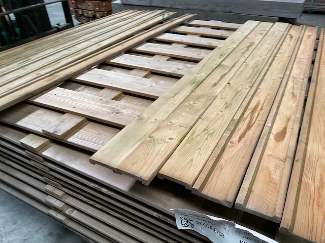 Hillhout tuinscherm toog vuren geïmpregneerd (12x) - afbeelding 2 van  10