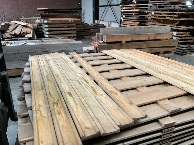 Hillhout tuinscherm toog vuren geïmpregneerd (12x) - afbeelding 10 van  10