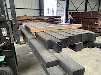 Hillhout vrijstaande terrasoverkapping 500x300x250 cm - afbeelding 7 van  8
