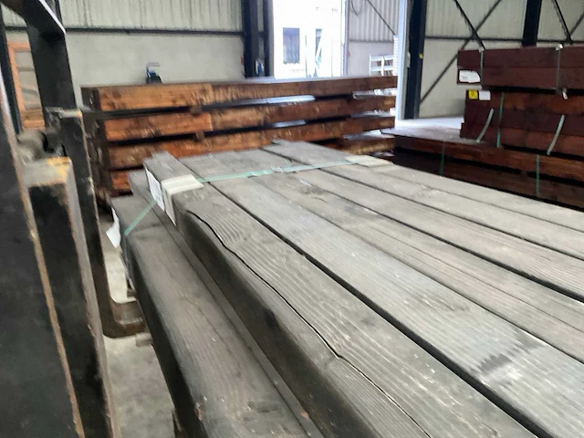 Hillhout vrijstaande terrasoverkapping 500x300x250 cm - afbeelding 8 van  8