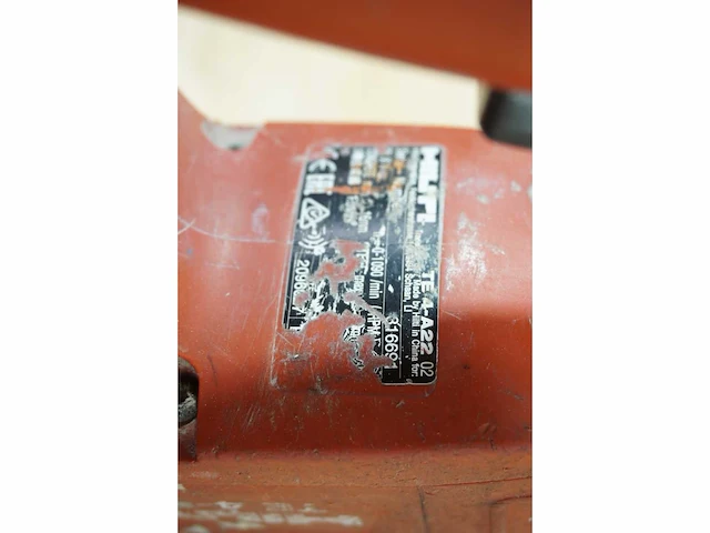 Hilti - te 4-a22 - boorhamer met stofzuiger - afbeelding 5 van  6