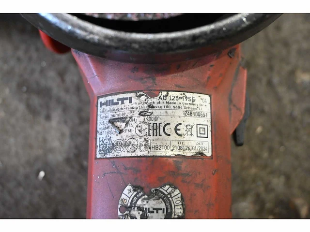Hilti ag125-19se haakse slijpmachine - afbeelding 3 van  3