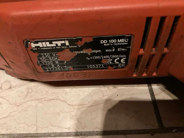 Hilti dd 100 mec diamantboormachine kernboormachine - afbeelding 4 van  4