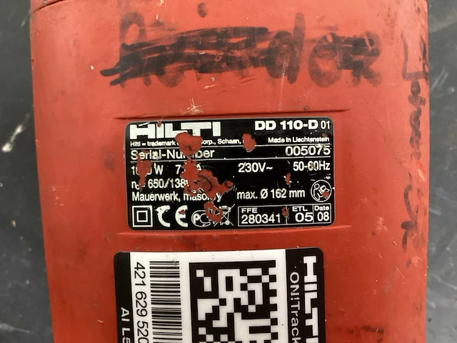 Hilti dd 110-d boormachine - afbeelding 4 van  4