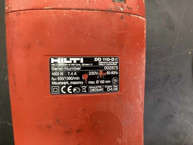 Hilti dd 110-d boormachine - afbeelding 4 van  4