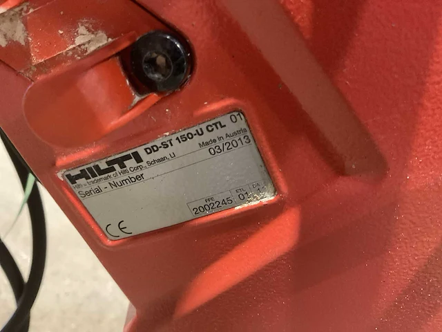 Hilti dd 150-u + dd-st 150-u ctl diamantboormachine met boorstatief - afbeelding 4 van  4