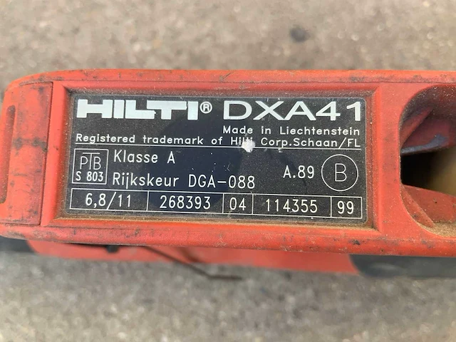 Hilti dx a41 schiethamer - afbeelding 4 van  5