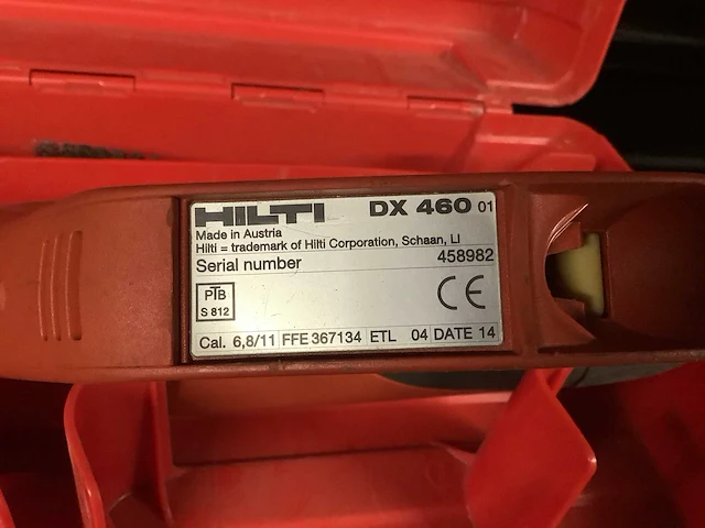 Hilti dx460 spijkerschieter - afbeelding 4 van  4