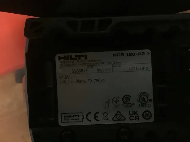 Hilti ncr 120-22 perstang - afbeelding 6 van  6